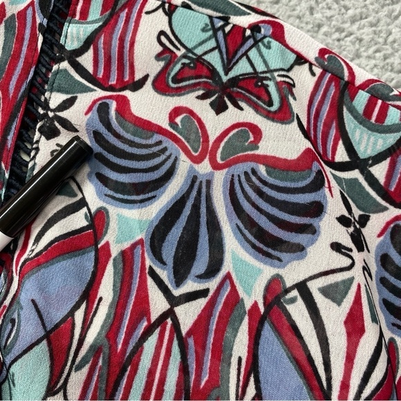 Angie Kimono Womens Size Small Boho Open Front Short Top - Picture 3 of 6